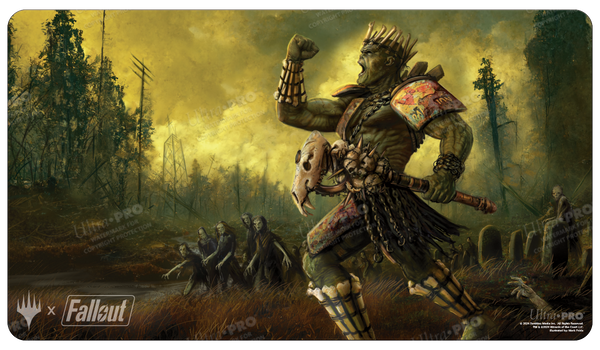 Fallout® Grave Titan Standard Gaming Playmat for Magic: The Gathering | Galactic Gamez