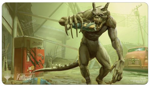 Fallout® Tarmogoyf Standard Gaming Playmat for Magic: The Gathering | Galactic Gamez