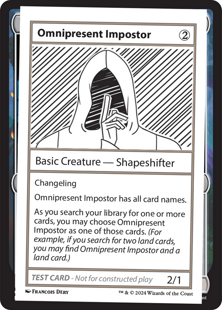 Omnipresent Impostor [Mystery Booster 2 Playtest Cards]  Galactic Gamez