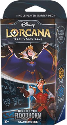 Disney Lorcana: Rise of the Floodborn Starter Deck (Amber & Sapphire) | Galactic Gamez