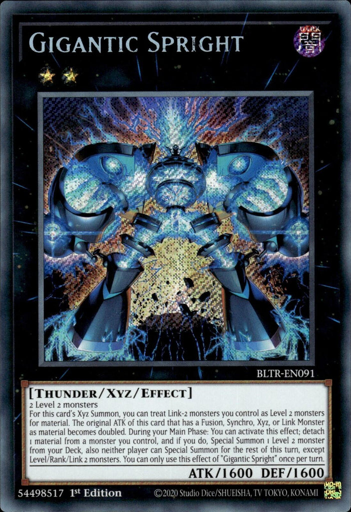 Gigantic Spright [BLTR-EN091] Secret Rare – Galactic Gamez
