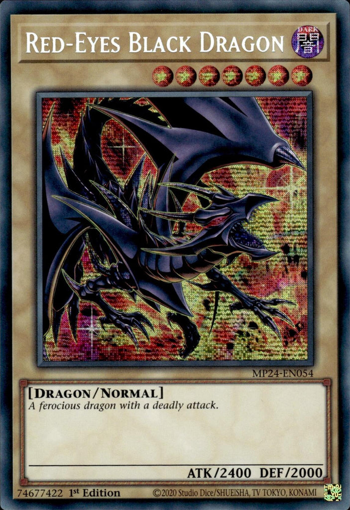 Red-Eyes Black Dragon (Alternate Art) [MP24-EN054] Prismatic