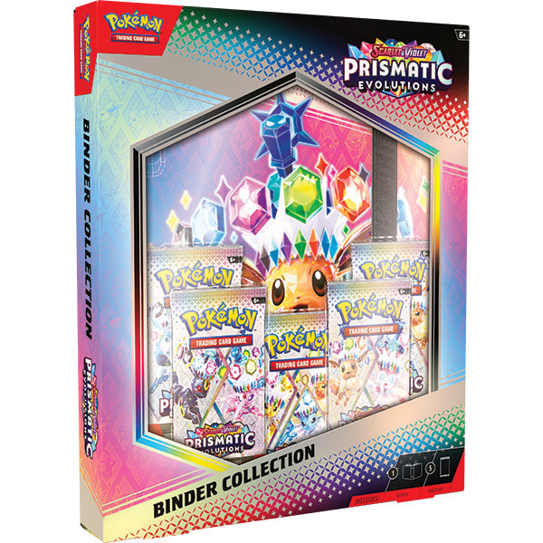 Prismatic Evolutions Binder Collection - SV: Prismatic Evolutions | Galactic Gamez
