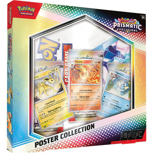 Prismatic Evolutions Poster Collection - SV: Prismatic Evolutions | Galactic Gamez