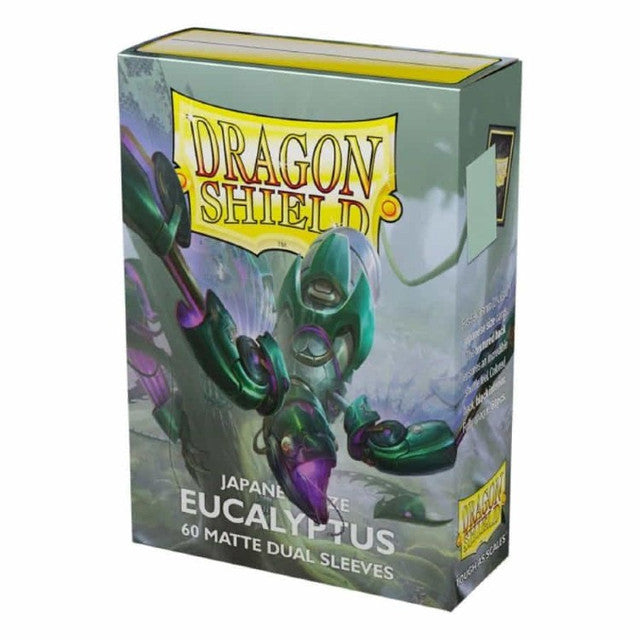 Dragon Shield: Japanese: Dual Matte: Eucalyptus  (60) | Galactic Gamez