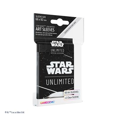Star Wars: Unlimited Art Sleeves Card Back White | Galactic Gamez