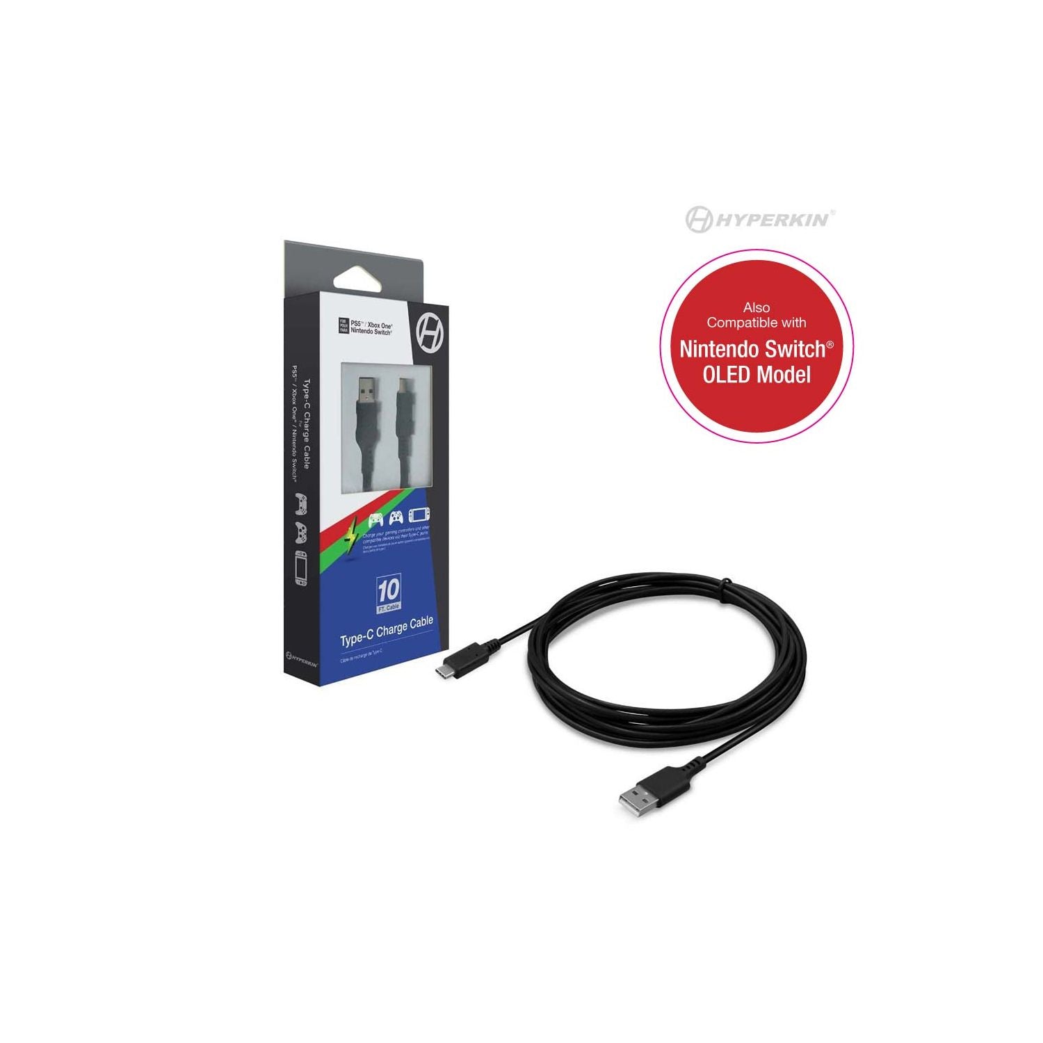 10 FT. Type-C Charge Cable | Galactic Gamez