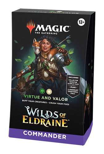 Wilds of Eldraine Commander Decks - Virtue and Valor | Galactic Gamez