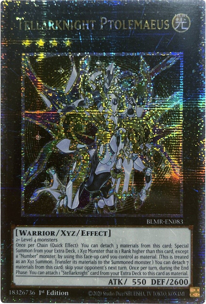 yugioh satellarknight cards Tellarknight Ptolemaeus [BLMR-EN083] Quarter Century Secret Rare – Galactic  Gamez