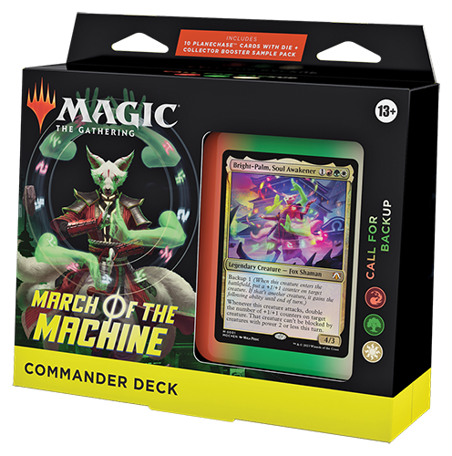 March of the Machine Commander Deck - Call for Backup | Galactic Gamez