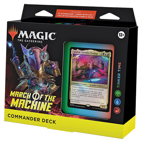 March of the Machine Commander Deck - Tinker Time | Galactic Gamez