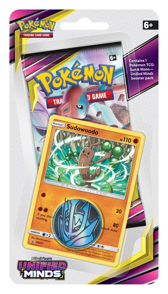 POKÉMON TCG Unified Minds Checklane Blister Sudowoodo | Galactic Gamez
