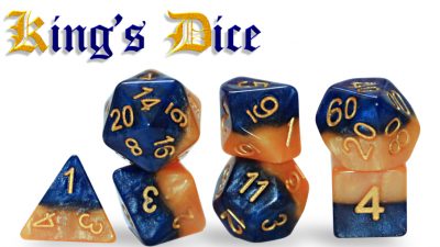 Gatekeeper Games: “King’s Dice” Halfsies Dice 7-Die Sets (in a Dice Keep) | Galactic Gamez