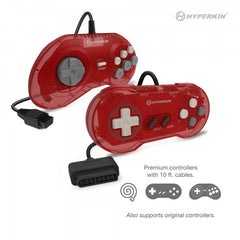 RetroN 3 HD 3-in-1 Retro Gaming Console for NES®, Super NES®/Super Famicom™, and Genesis®/Mega Drive (Jasper Red) - Hyperkin | Galactic Gamez