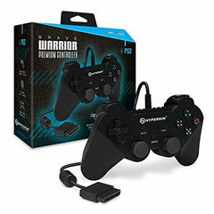 “Brave Warrior" Premium Controller for PS2 (Black) - Hyperkin | Galactic Gamez