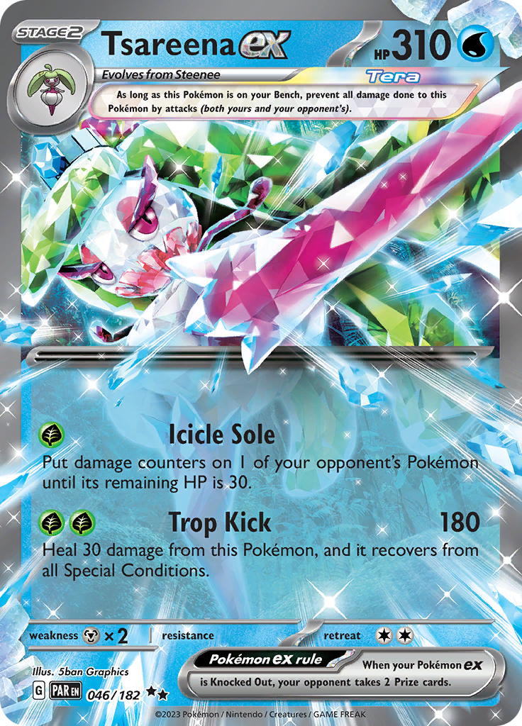 Tsareena ex (046/182) [Scarlet & Violet: Paradox Rift] | Galactic Gamez