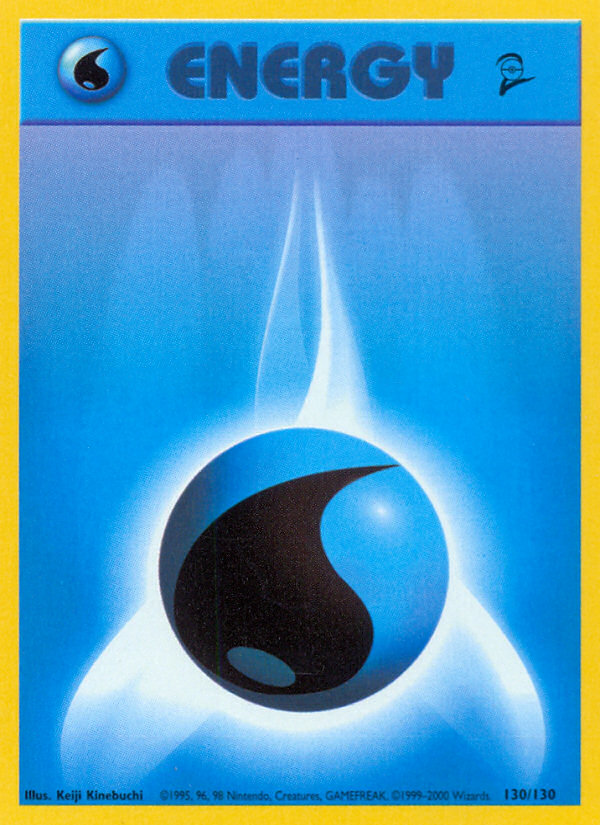 Water Energy (130/130) [Base Set 2] | Galactic Gamez