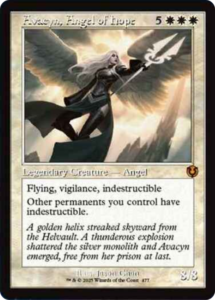 Avacyn, Angel of Hope (Retro Frame) [Innistrad Remastered] | Galactic Gamez