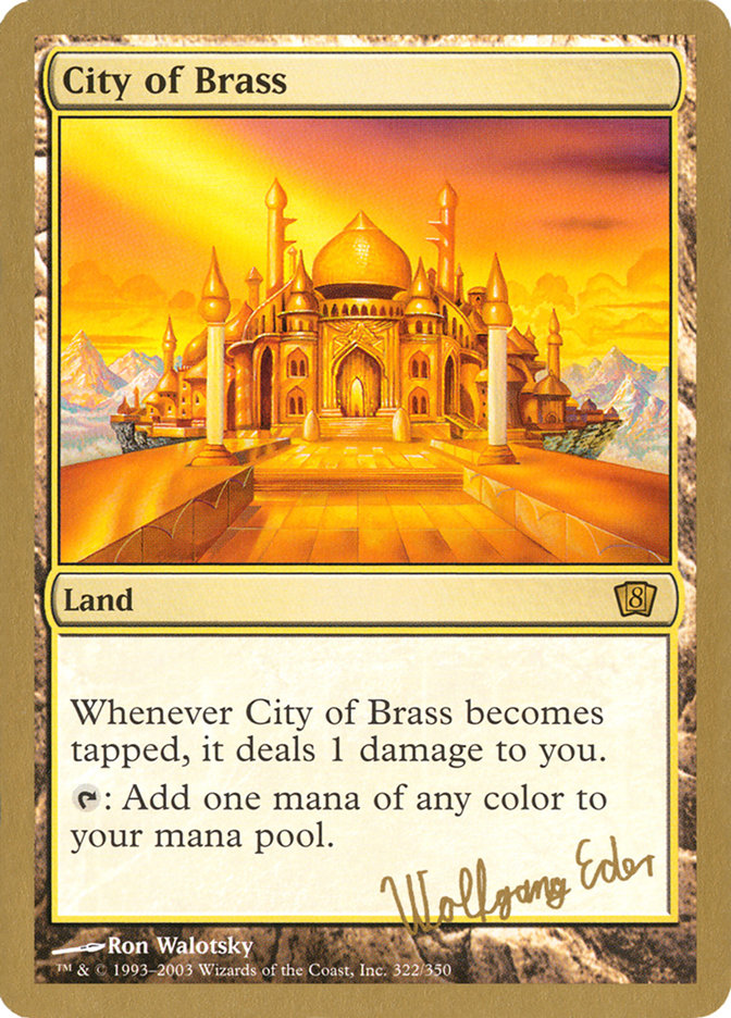 City of Brass (Wolfgang Eder) [World Championship Decks 2003] | Galactic Gamez