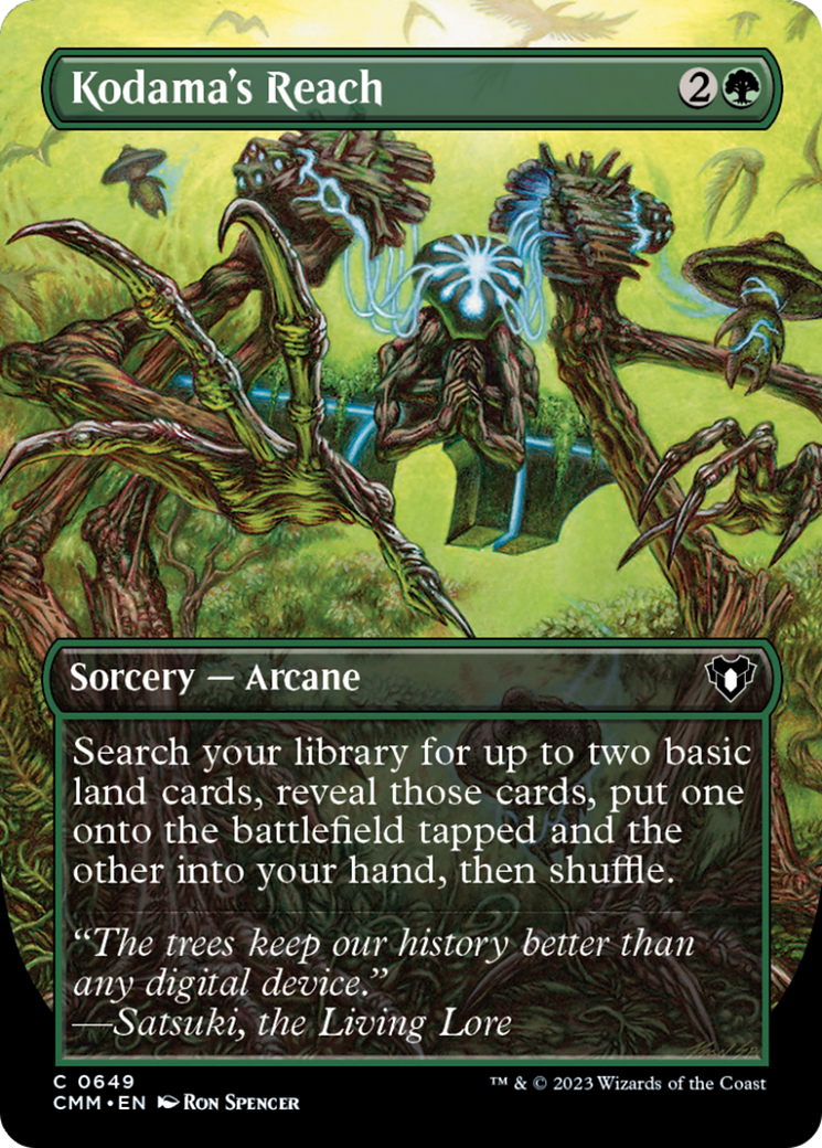 Kodama's Reach (Borderless Alternate Art) [Commander Masters] | Galactic Gamez