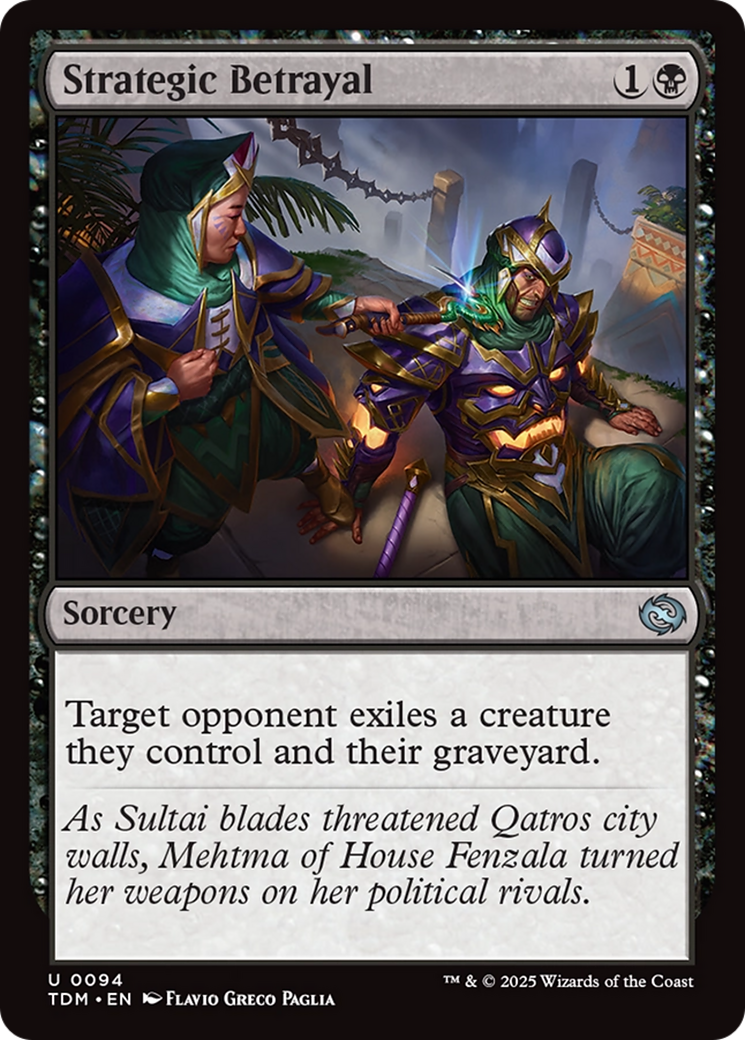 Strategic Betrayal [Tarkir: Dragonstorm] | Galactic Gamez