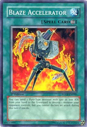 Blaze Accelerator [FOTB-EN040] Common | Galactic Gamez