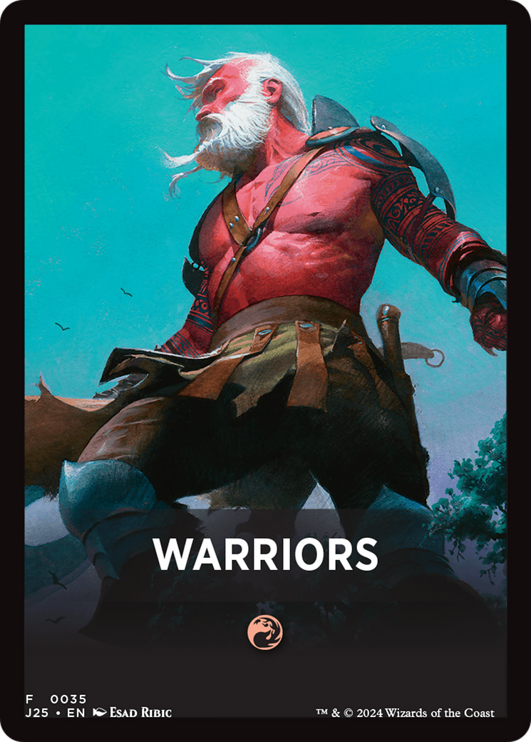 Warriors Theme Card [Foundations Jumpstart Front Cards] | Galactic Gamez