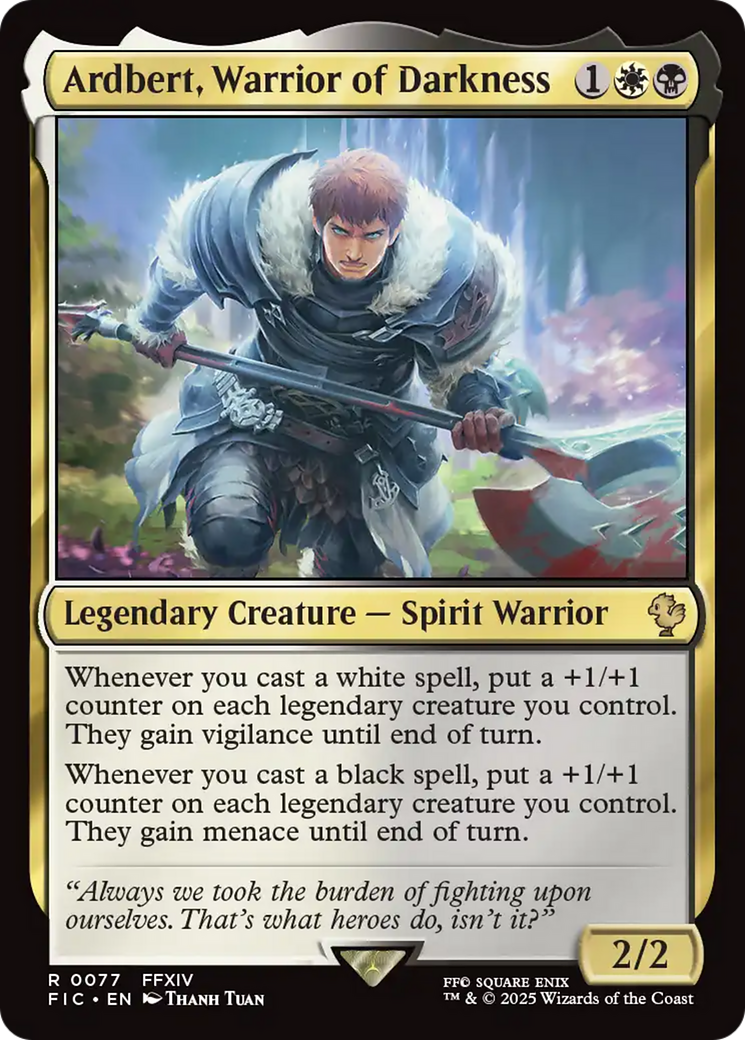 Ardbert, Warrior of Darkness [FINAL FANTASY Commander] | Galactic Gamez