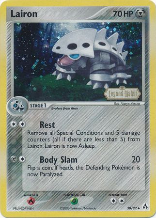 Lairon (38/92) (Stamped) [EX: Legend Maker] | Galactic Gamez