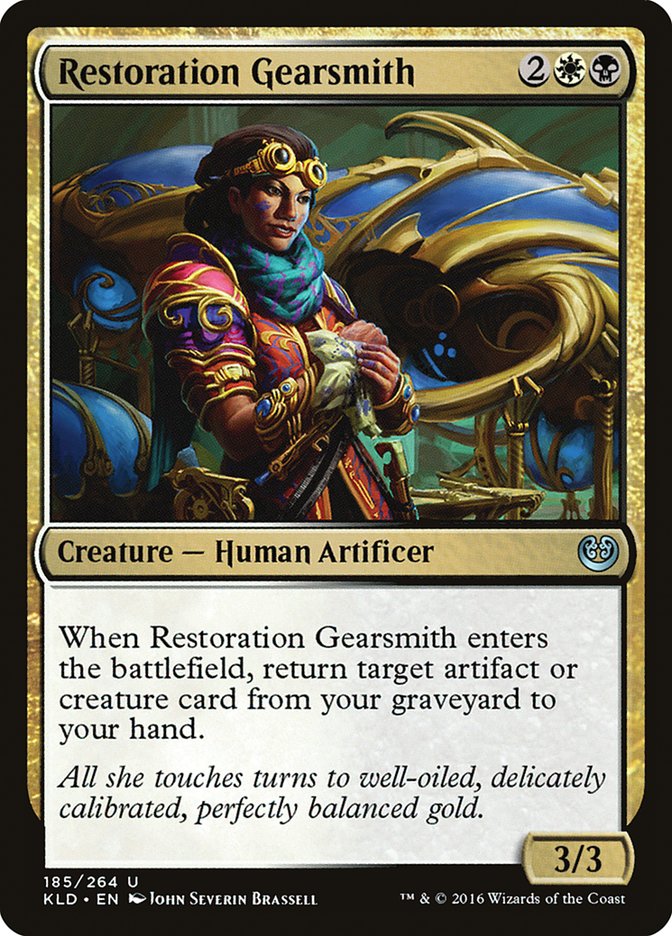 Restoration Gearsmith [Kaladesh] | Galactic Gamez