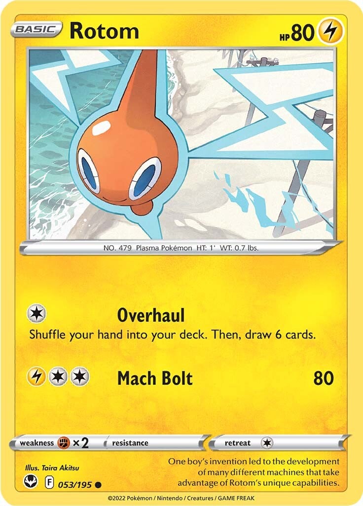 Rotom (053/195) [Sword & Shield: Silver Tempest] | Galactic Gamez