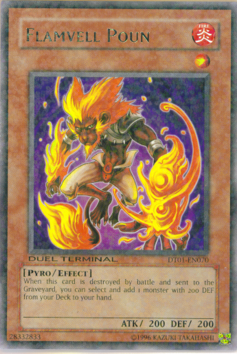 Flamvell Poun [DT01-EN070] Rare | Galactic Gamez
