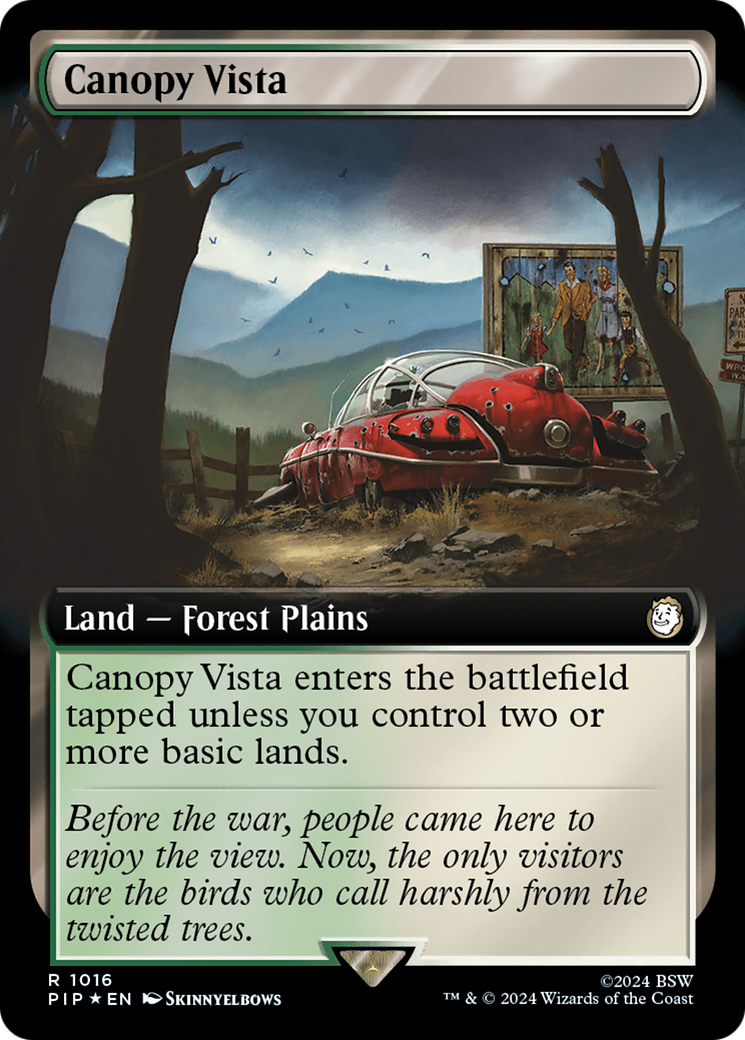 Canopy Vista (Extended Art) (Surge Foil) [Fallout] | Galactic Gamez