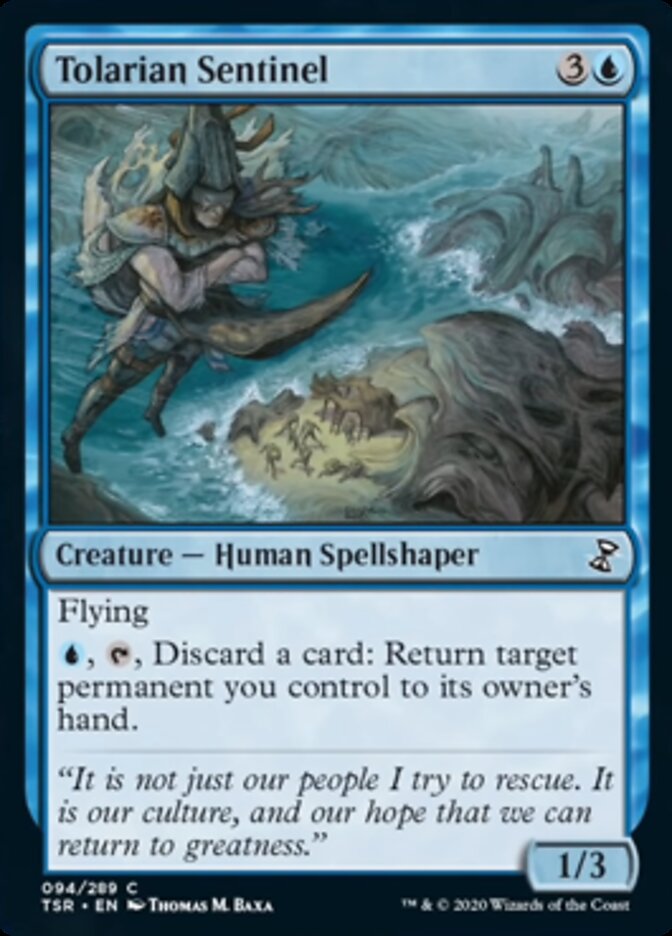 Tolarian Sentinel [Time Spiral Remastered] | Galactic Gamez