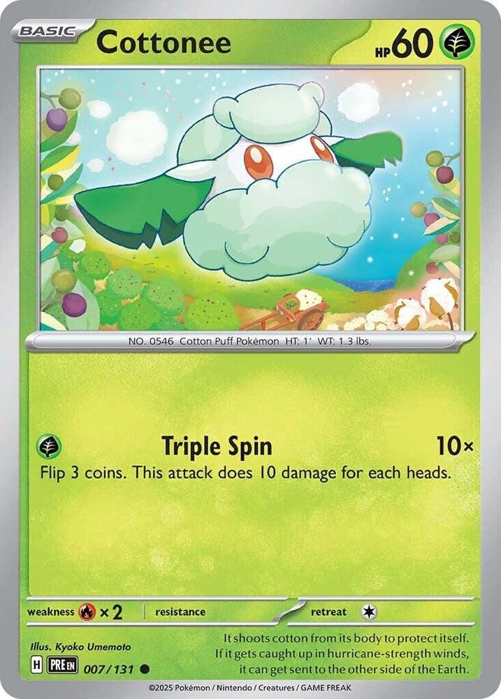 Cottonee (007/131) [Scarlet & Violet: Prismatic Evolutions] | Galactic Gamez