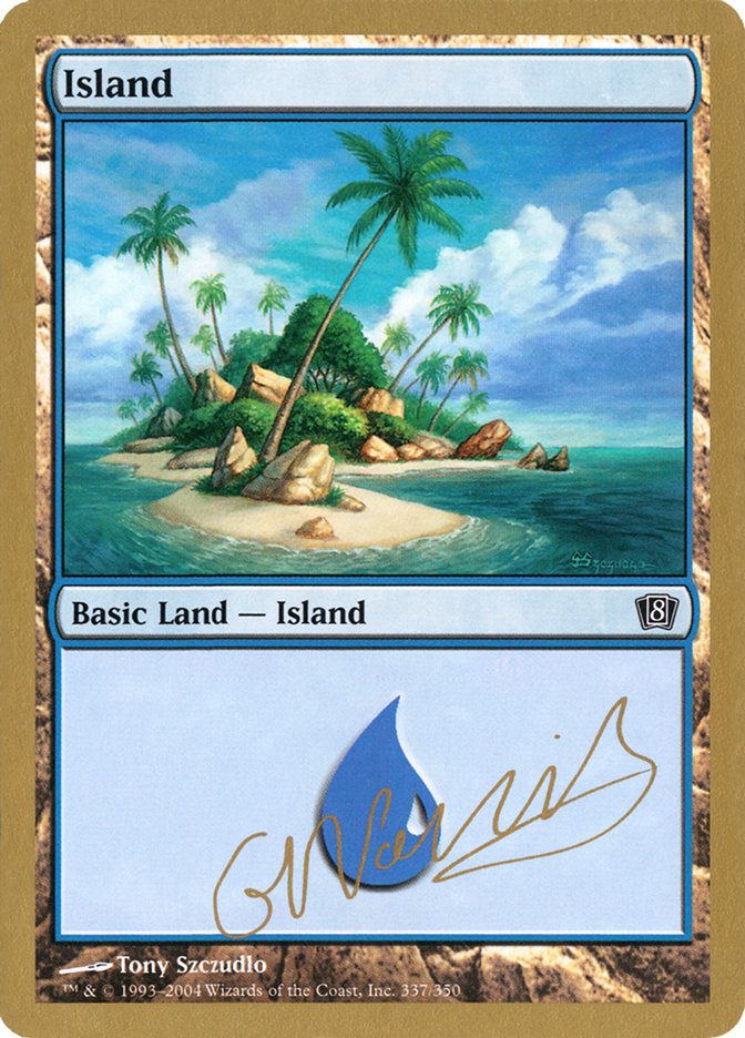 Island (gn337) (Gabriel Nassif) [World Championship Decks 2004] | Galactic Gamez