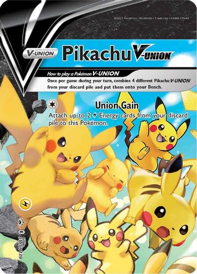 Pikachu V-UNION (SWSH139) (Celebrations) [Sword & Shield: Black Star Promos] | Galactic Gamez