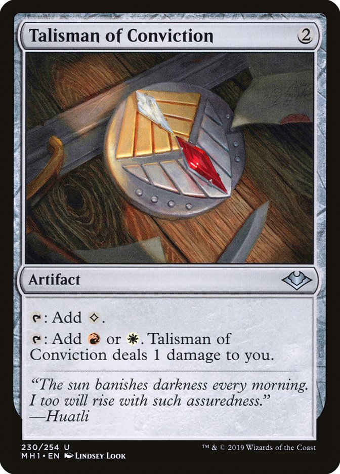 Talisman of Conviction [Modern Horizons] | Galactic Gamez