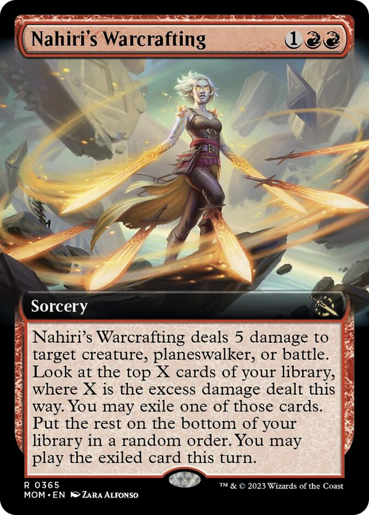 Nahiri's Warcrafting (Extended Art) [March of the Machine] | Galactic Gamez