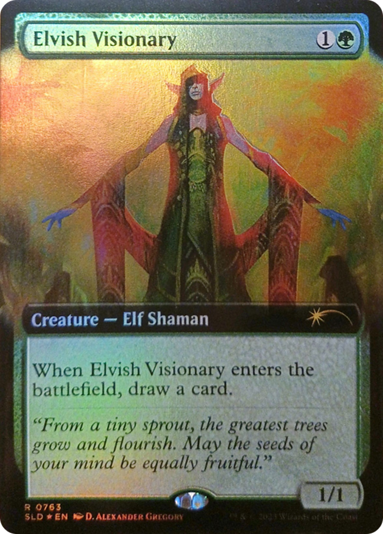 Elvish Visionary (Extended Art) [Secret Lair Drop Series] | Galactic Gamez