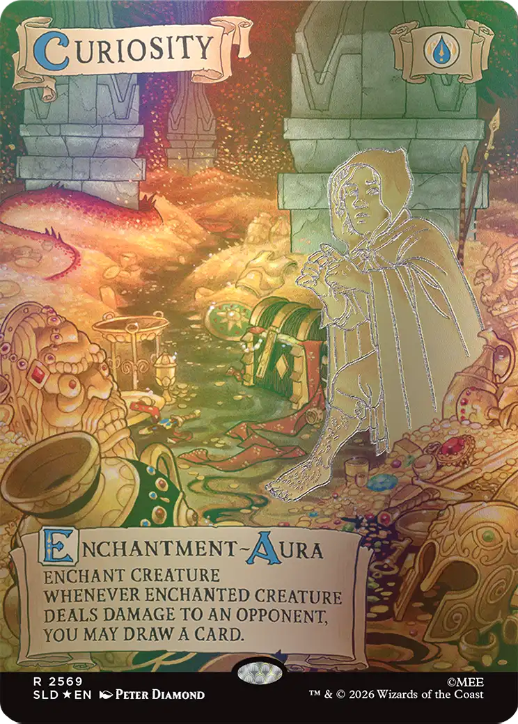 Curiosity (2569) (Out Of Sight Foil) [Secret Lair Drop Series] | Galactic Gamez