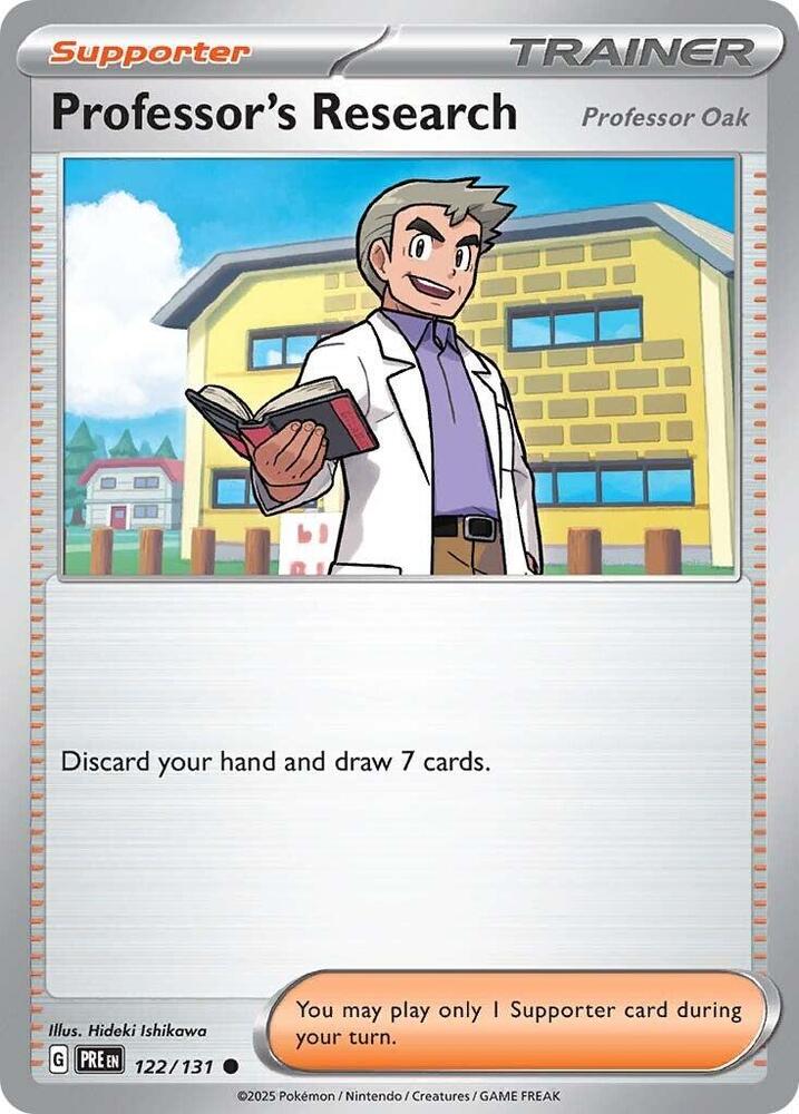 Professor's Research (122/131) [Professor Oak] [Scarlet & Violet: Prismatic Evolutions] | Galactic Gamez