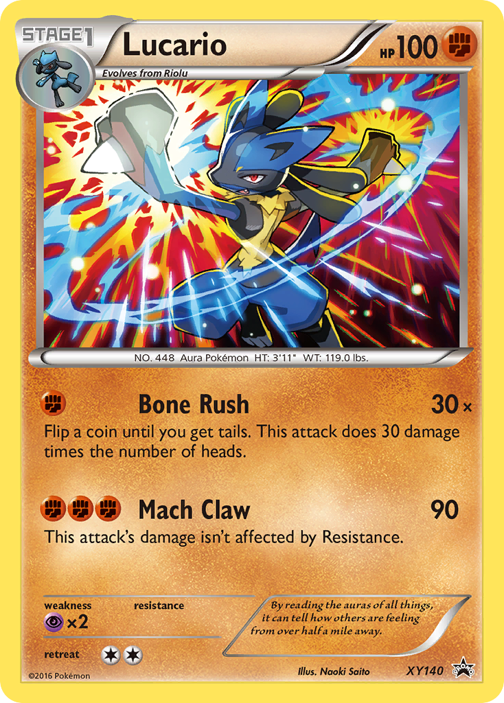 Lucario (XY140) [XY: Black Star Promos] | Galactic Gamez