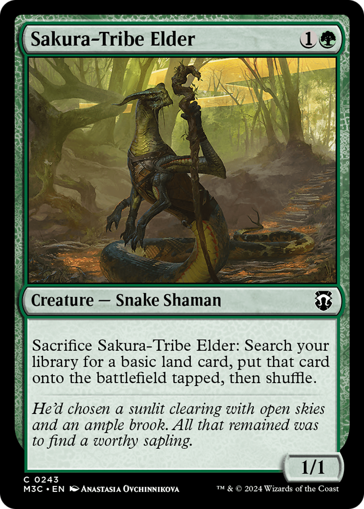 Sakura-Tribe Elder (Ripple Foil) [Modern Horizons 3 Commander] | Galactic Gamez