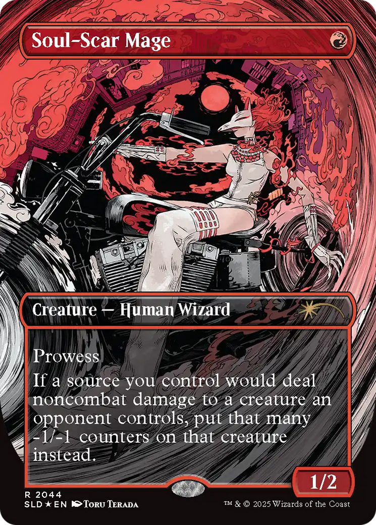 Soul-Scar Mage (2044) (Raised Foil) [Secret Lair Drop Series] | Galactic Gamez