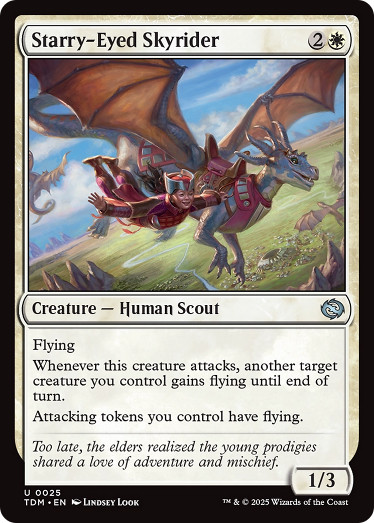 Starry-Eyed Skyrider [Tarkir: Dragonstorm] | Galactic Gamez