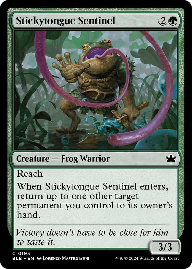 Stickytongue Sentinel [Bloomburrow] | Galactic Gamez