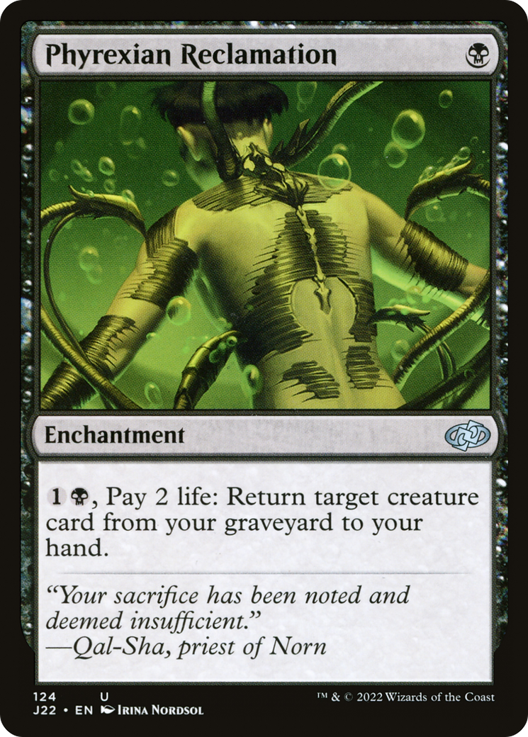 Phyrexian Reclamation [Jumpstart 2022] | Galactic Gamez