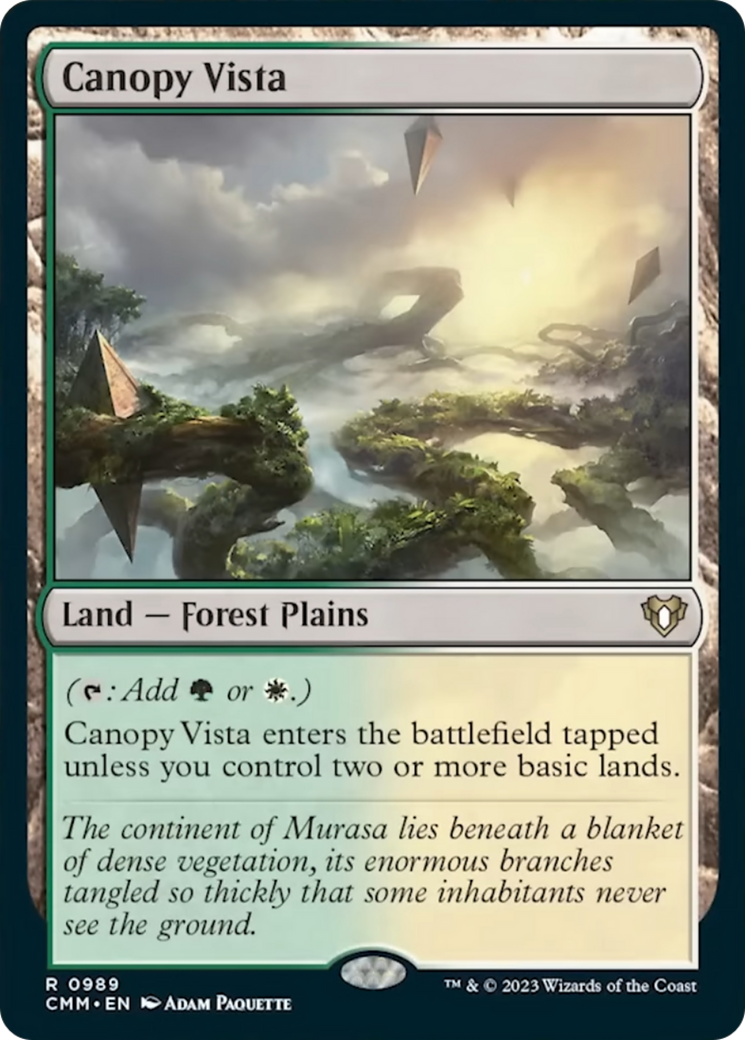 Canopy Vista [Commander Masters] | Galactic Gamez