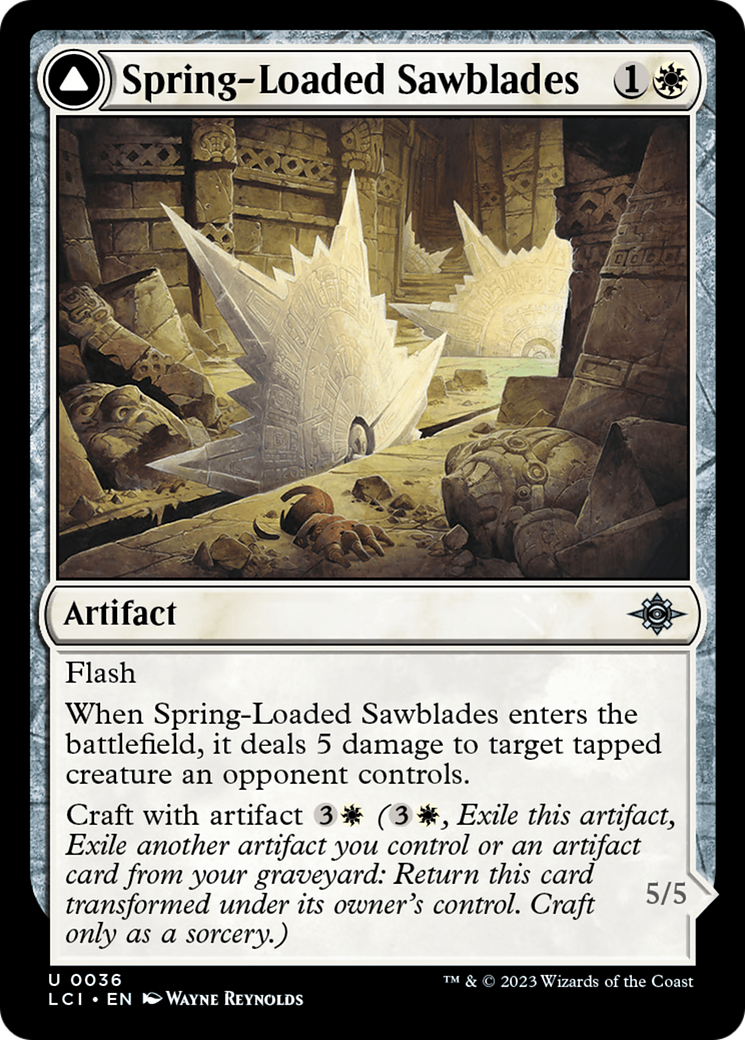 Spring-Loaded Sawblades // Bladewheel Chariot [The Lost Caverns of Ixalan] | Galactic Gamez